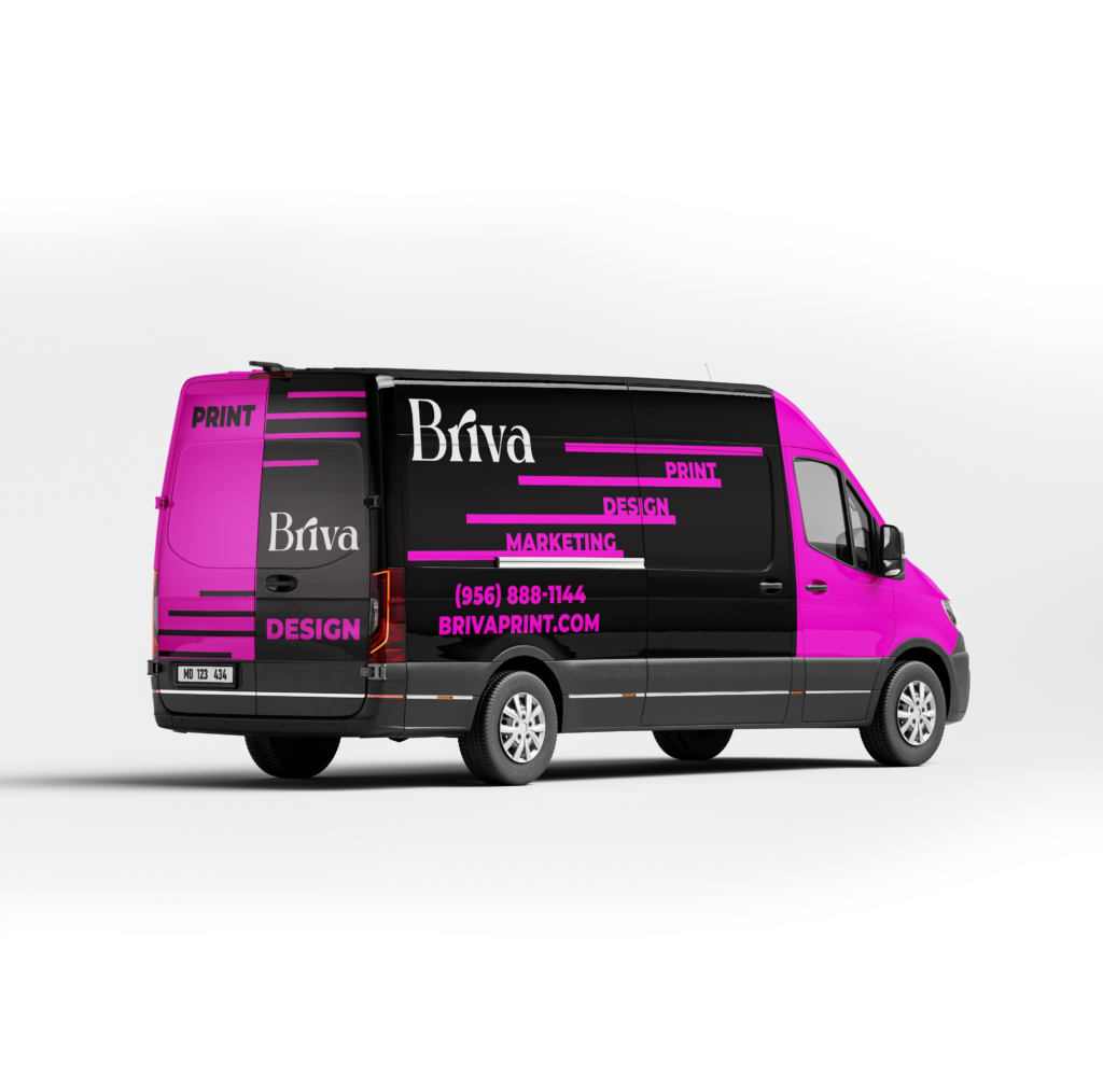 Briva Print Van Wrap Design