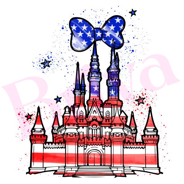 Magic Castle and Bow PNG Design - Image 2