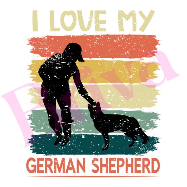 I love my German Shepherd - Image 2