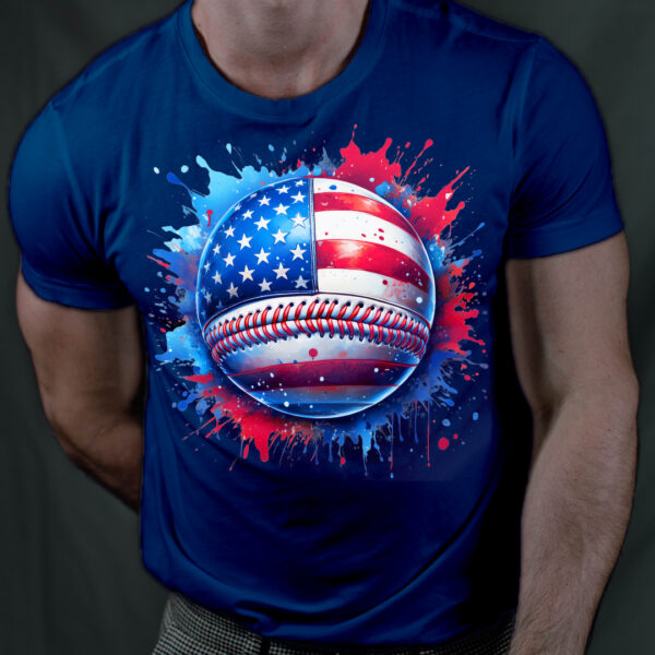 Baseball USA Flag - Image 3