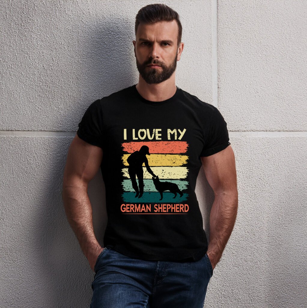 I love my German Shepherd