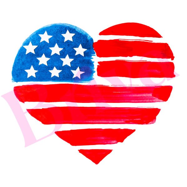 USA Heart Flag - Image 2