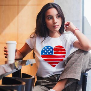 USA Heart Flag