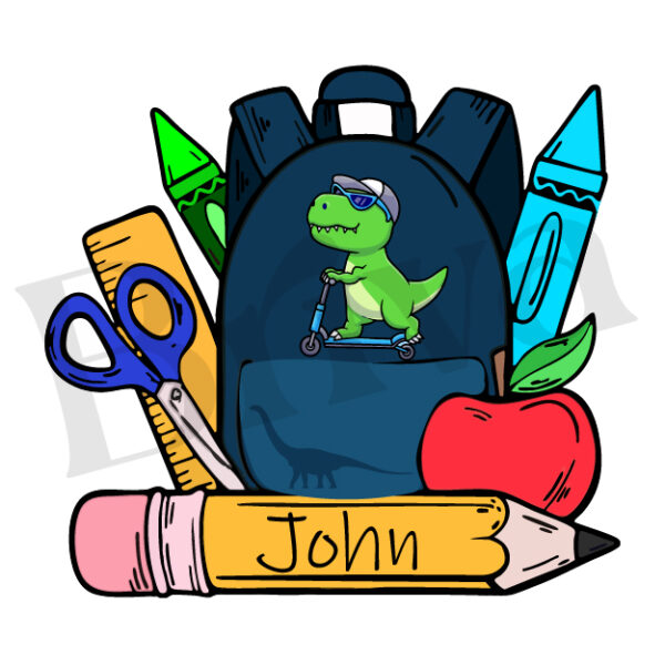 Back to School Dinosaur - Image 2
