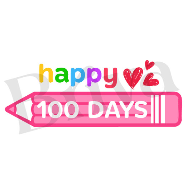 Happy 100 Days Pink - Image 2