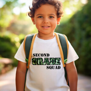 Second Grade Squad Military Print