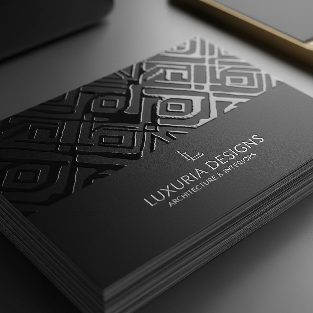 Spot UV Custom Business Cards Briva